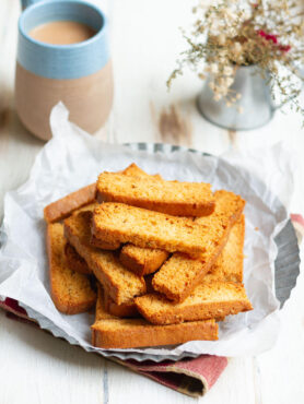 Bakery style rusks at home recipe for perfect crunch