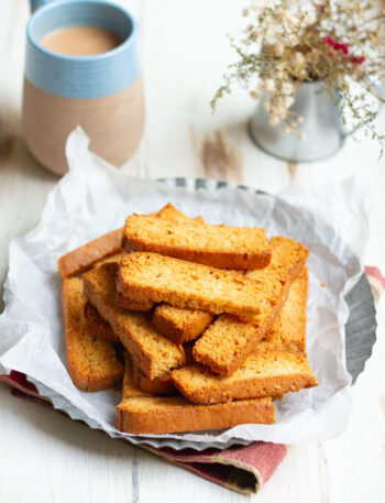 Bakery style rusks at home recipe for perfect crunch