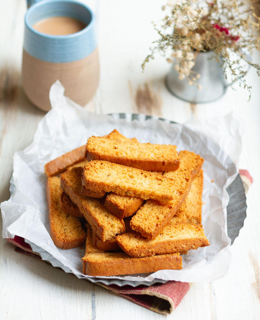 Bakery style rusks at home recipe for perfect crunch