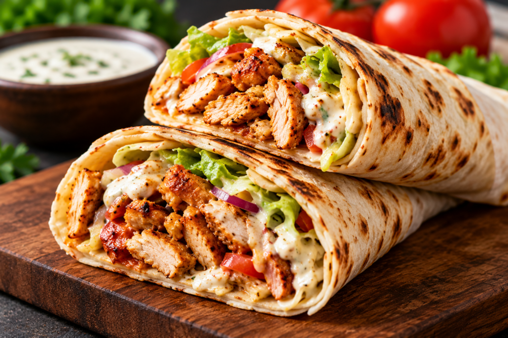 Easy Chicken Shawarma Recipe at Home – Juicy & Flavorful
